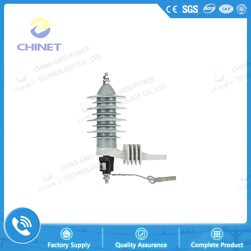 HY5W Composite Cover Metal Zinc Oxide Lightning Arrester Substation Overvoltage Protection